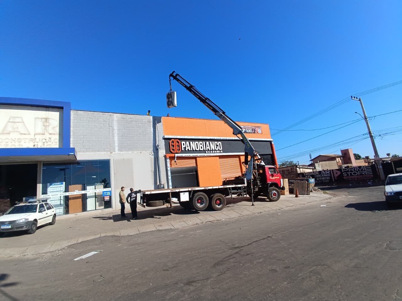 Instalação Comercial em Cobertura